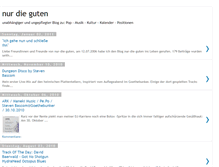 Tablet Screenshot of nur-die-guten.blogspot.com