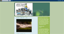 Desktop Screenshot of 4lifetransferfactorstore.blogspot.com