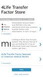 Mobile Screenshot of 4lifetransferfactorstore.blogspot.com
