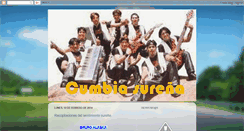 Desktop Screenshot of cumbiasdelsur.blogspot.com