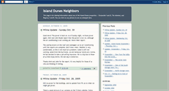 Desktop Screenshot of islanddunes.blogspot.com