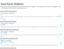 Tablet Screenshot of islanddunes.blogspot.com