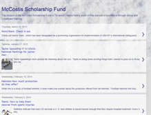 Tablet Screenshot of mccostisscholarshipfund.blogspot.com