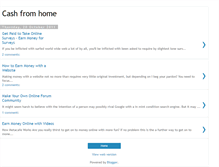 Tablet Screenshot of cashhome1.blogspot.com