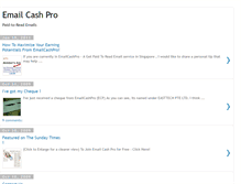 Tablet Screenshot of emailcashiepro.blogspot.com