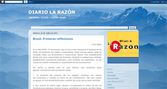 Desktop Screenshot of larazondiario.blogspot.com