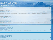 Tablet Screenshot of larazondiario.blogspot.com