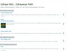 Tablet Screenshot of cahayahati147.blogspot.com