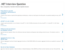 Tablet Screenshot of dotnet-question-answer.blogspot.com