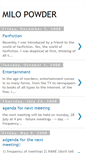 Mobile Screenshot of milopowdersoftwarepower.blogspot.com