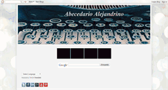 Desktop Screenshot of abecedarioalejandrino.blogspot.com