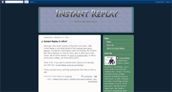 Desktop Screenshot of instant-replay-sports.blogspot.com