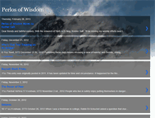 Tablet Screenshot of perlosofwisdom.blogspot.com