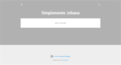 Desktop Screenshot of johanasiemprezurda.blogspot.com