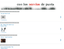 Tablet Screenshot of conlosnerviosdepunta.blogspot.com