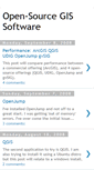 Mobile Screenshot of opensourcegissoftware.blogspot.com