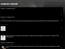 Tablet Screenshot of maltratoinfantilenchile2010.blogspot.com
