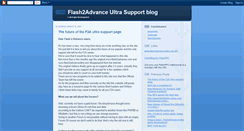 Desktop Screenshot of flash2advanceultra.blogspot.com