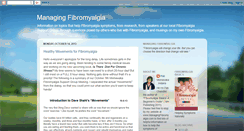 Desktop Screenshot of managingfibromyalgia.blogspot.com