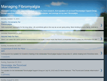 Tablet Screenshot of managingfibromyalgia.blogspot.com