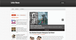 Desktop Screenshot of lettermeans.blogspot.com