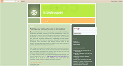 Desktop Screenshot of lebistroquet.blogspot.com