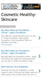 Mobile Screenshot of cosmetic-healthy-skincare.blogspot.com