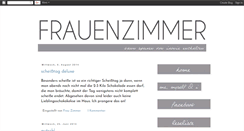 Desktop Screenshot of frauenzimmer-blog.blogspot.com