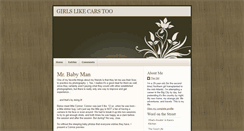 Desktop Screenshot of girlslikecarstoo.blogspot.com