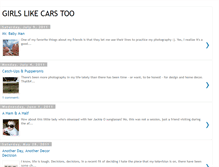 Tablet Screenshot of girlslikecarstoo.blogspot.com