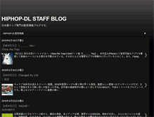 Tablet Screenshot of hiphop-dl-staff.blogspot.com