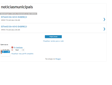 Tablet Screenshot of noticiasmunicipais.blogspot.com