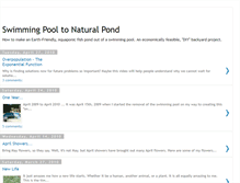 Tablet Screenshot of naturalpond.blogspot.com
