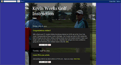 Desktop Screenshot of kevinweeksgolf.blogspot.com