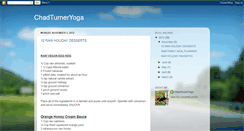 Desktop Screenshot of chadturneryoga.blogspot.com