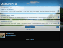 Tablet Screenshot of chadturneryoga.blogspot.com