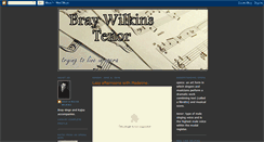 Desktop Screenshot of braywilkins.blogspot.com