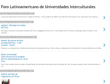 Tablet Screenshot of foroamericaintercultural.blogspot.com