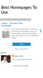Mobile Screenshot of besthomepages.blogspot.com