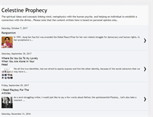 Tablet Screenshot of celestine-prophecy.blogspot.com