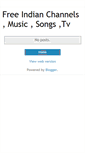 Mobile Screenshot of freeindianchannels.blogspot.com