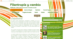 Desktop Screenshot of filantropiaycambio.blogspot.com