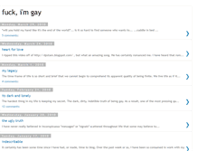 Tablet Screenshot of fuckimgay.blogspot.com