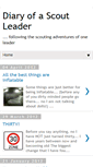 Mobile Screenshot of diaryofascoutleader.blogspot.com