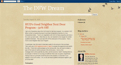 Desktop Screenshot of dfwdream.blogspot.com