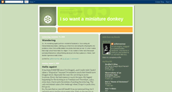 Desktop Screenshot of isowantaminiaturedonkey.blogspot.com