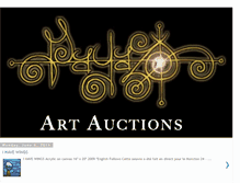 Tablet Screenshot of myartauctions.blogspot.com