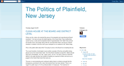 Desktop Screenshot of politicsofplainfield.blogspot.com