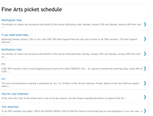 Tablet Screenshot of fineartspicket.blogspot.com