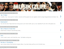 Tablet Screenshot of musikizlife.blogspot.com